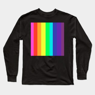 Retro rainbow stripes 2 Long Sleeve T-Shirt